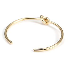 GOLD KNOT CUFF BRACELET