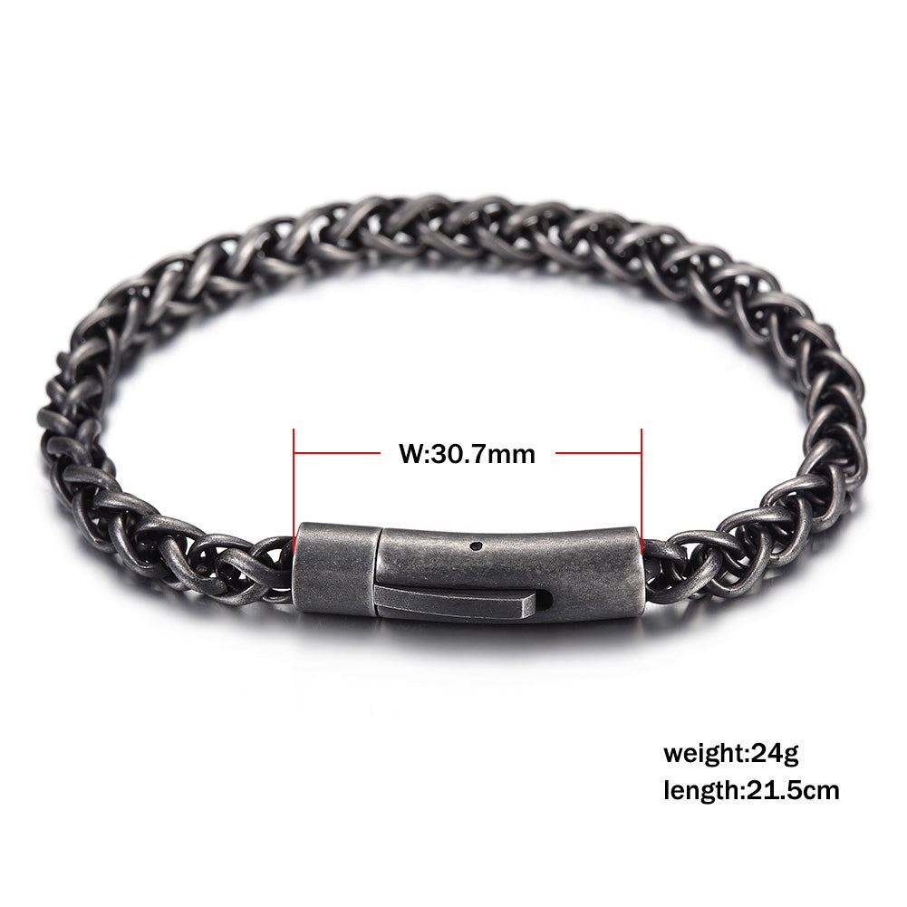 Ring Buckle Chain Bracelet