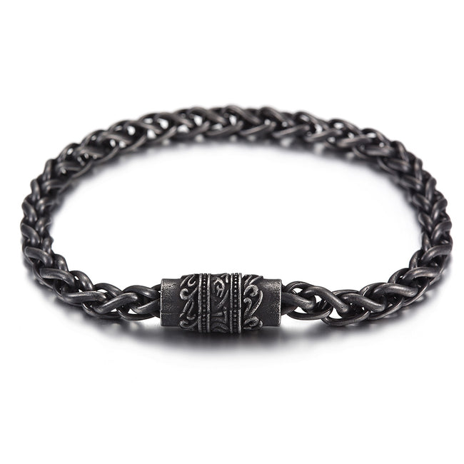Small Magnetic Buckle Chain Bracelet Hover Image