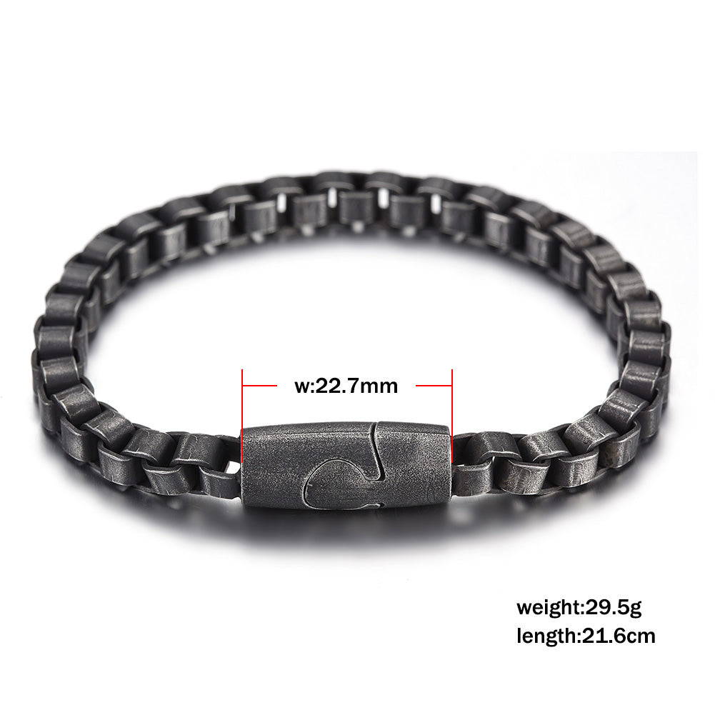 Square Chain Magnet Bracelet