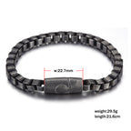 Square Chain Magnet Bracelet