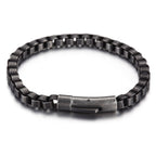 Square Chain Ring Buckle Bracelet