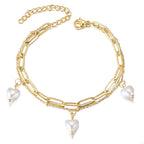 Pearl Heart Bracelet
