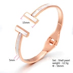 Rose Gold T Cuff