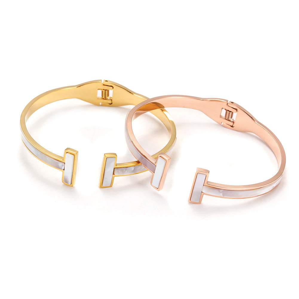 Rose Gold T Cuff