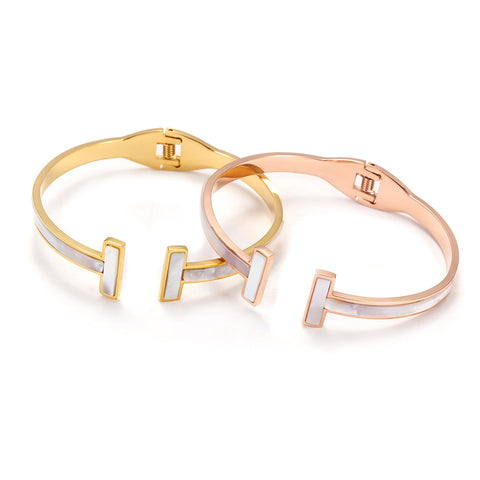 Rose Gold T Cuff