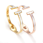 Rose Gold T Cuff