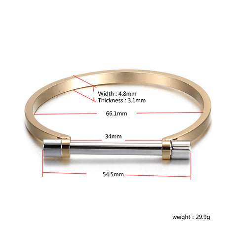 D Shape Bangle