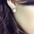 Pearl Round Studs
