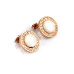 Pearl Round Studs