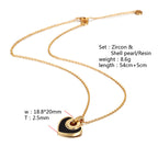 Heart Roman Numeral Pendant