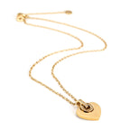 Heart Roman Numeral Pendant