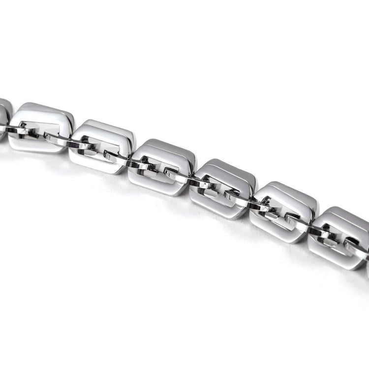 Double Paperclip and Rings Necklace