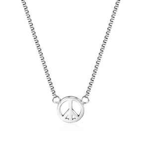 CIRCLE POLISHED PENDANT NECKLACE