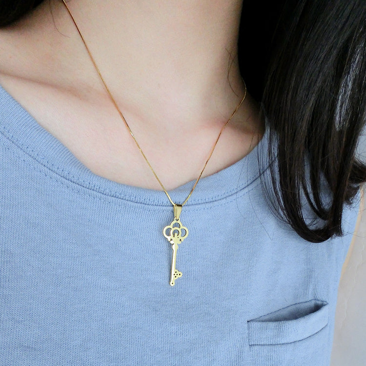 Heart Key Pendant
