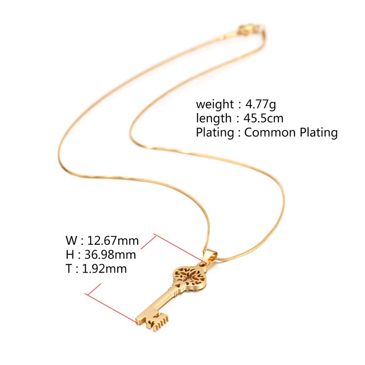 Heart Key Pendant