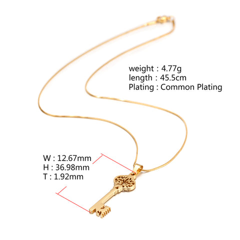 Heart Key Pendant
