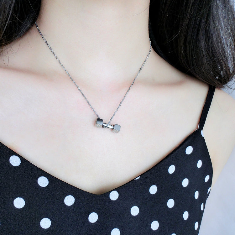 Small Dumbbell Pendant