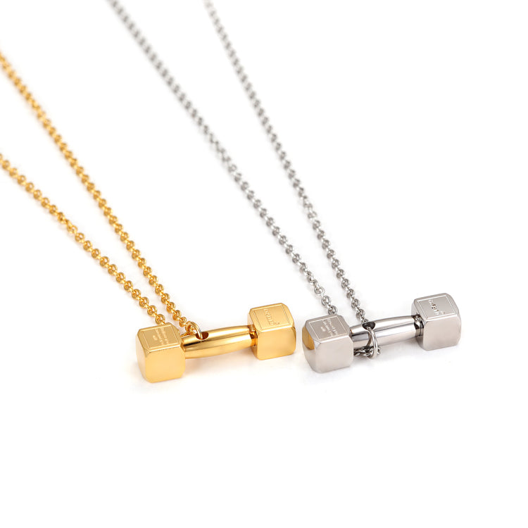 DUMBBELL NECKLACE