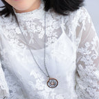 Circularity Inlay Cubic Zirconia Pendant