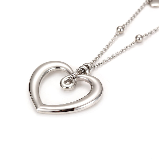 Silver Heart Pendant Hover Image
