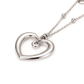 SILVER HEART PENDANT