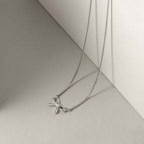 BOW PENDANT NECKLACE