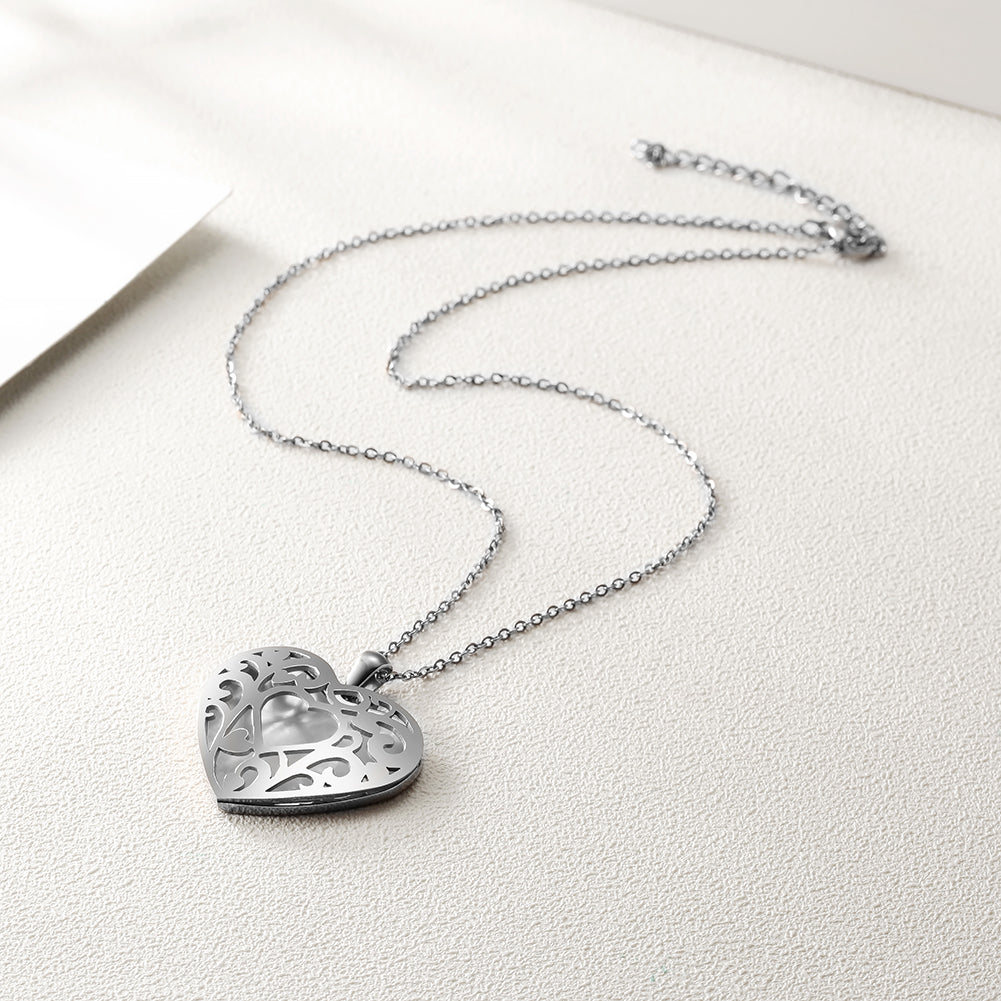 Cutout Heart Pendant