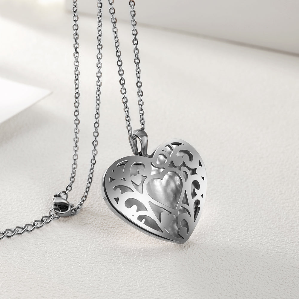 Cutout Heart Pendant
