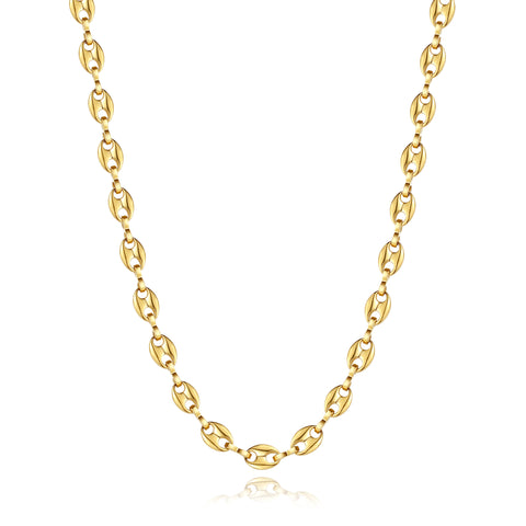 Coffee Bean Pig Nose Necklace