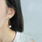 Chain With CZ Ball Studs