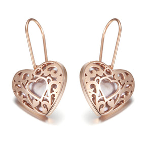 HOLLOW OUT HEART EARRINGS